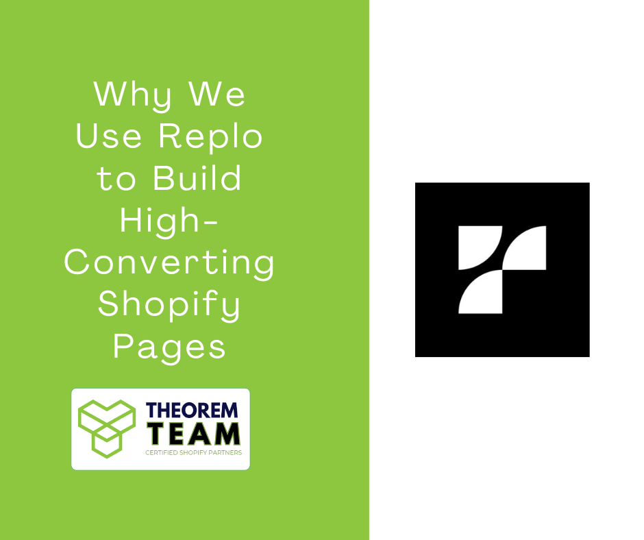Why We Use Replo to Build High-Converting Shopify Pages